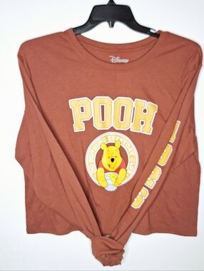 NWT Disney "The Soft Life" Winnie The Pooh Crop Top.